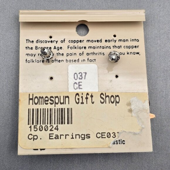 Wheeler Native American Kachina Doll Dangle Earrings 1.25" Stamped Made in USA - Picture 5 of 7